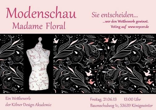 Madame Floral - Modenschau