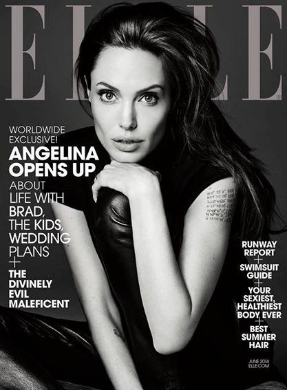 Angelina Jolie ist auf dem Cover der aktuellen "ELLE". Welches Foto aus der Serie findet ihr am besten?