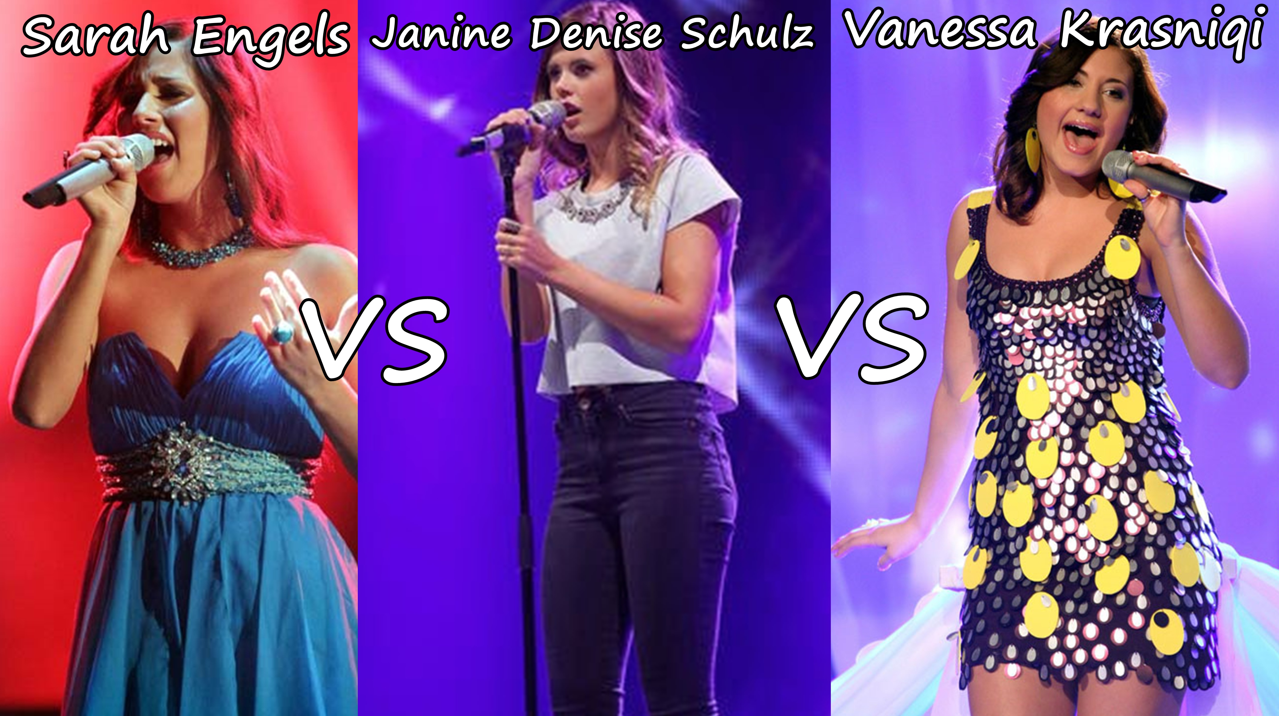 The Voice Of Germany - "Die Knockouts" 
Sarah Engels vs. Janine Denise Schulz vs. Vanessa Krasniqi