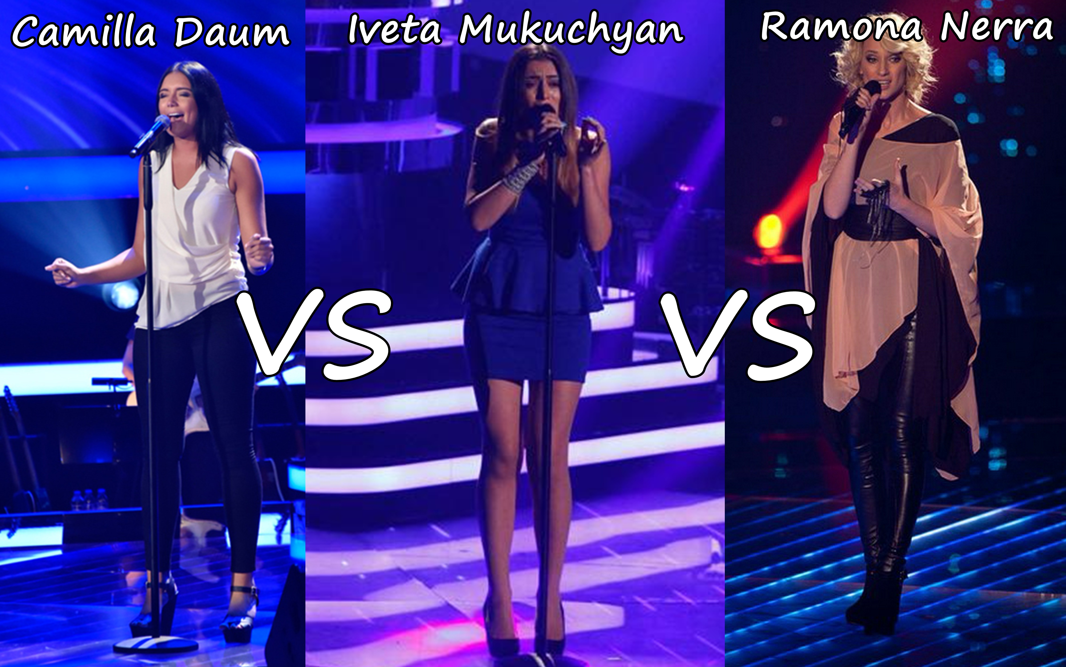 The Voice Of Germany - "Die Knockouts"
Iveta Mukuchyan vs. Camilla Daum vs. Ramona Nerra