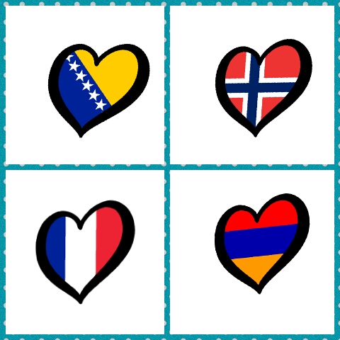 Voycer´s Eurovision Song Contest 2014/15 : Führe dein Land und Lied zum Sieg (Runde 1 Gruppe 4)