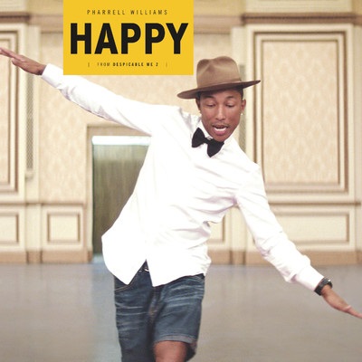 Pharrell Williams - Happy  (Platz 7)