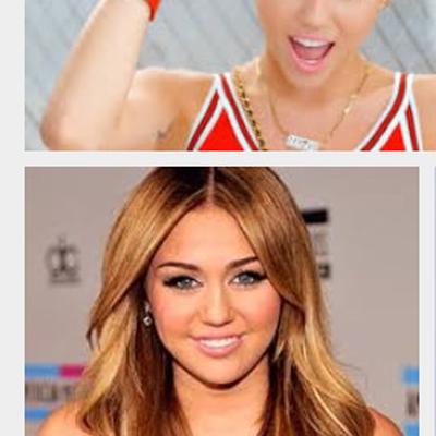 Miley mit langen Haaren oder mit kurzen ?