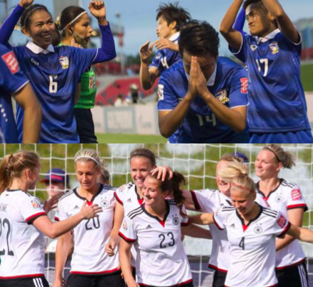 Frauen Weltmeisterschaft 2015 in Kanada: Deutschland vs. Thailand