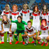 Wahl zur "Miss Spielerfrau - Team Deutschland"