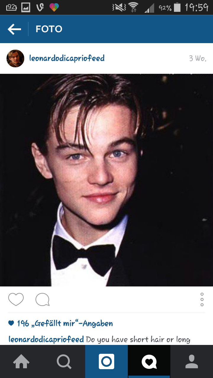 Leonardo DiCaprio hot?😻