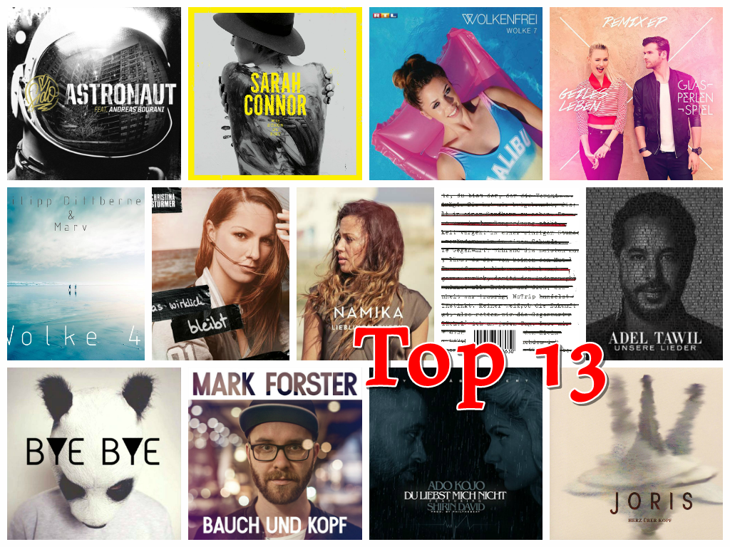 Bester deutscher Song 2015 -Top 13-