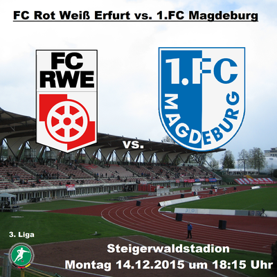FC Rot Weiß Erfurt vs. 1.FC Magdeburg (3.Liga)