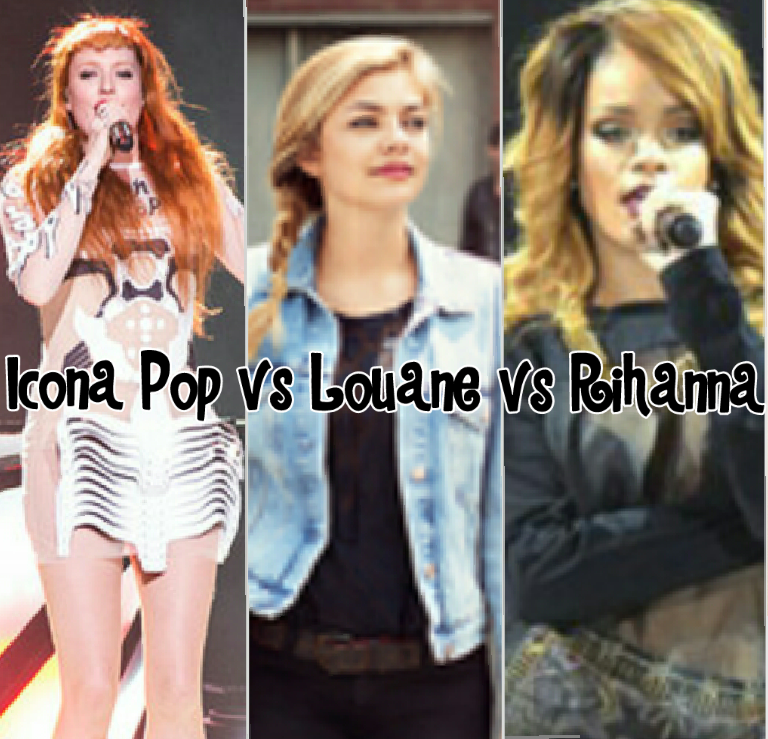 Voycer's The voice of Germany// Team Tim15- 1. Knockout - Icona Pop vs Louane vs Rihanna//