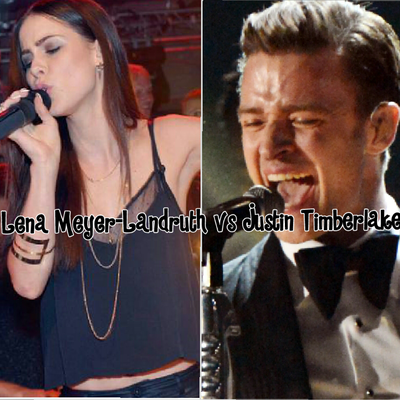 Voycer's The voice of Germany// Team Tim15 -  1. Live-Clashe - Lena Meyer-Landruth vs Justin Timberlake//