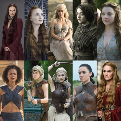 Top 20 - Game of Thrones (Weibliche Gruppe)