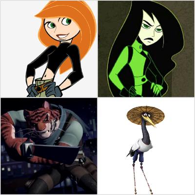 Bester Animations Charakter: Runde 1 & Gruppe 1